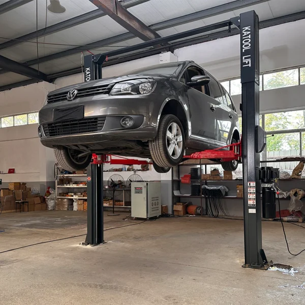 2 Post Car Lift 11 000 lbs  | Single Point Lock Release By Katool - Image 5