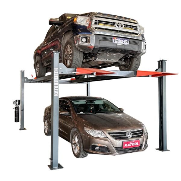 4 Post Car Lift 11 000 lbs Heavy-Duty Garage Lift By Katool - Image 6