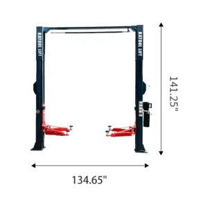 2 Post Car Lift 11 000 lbs  | Single Point Lock Release By Katool