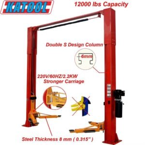 2 Post Car Lift 12 000 lbs By Katool