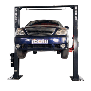 2 Post Car Lift 12 000 lbs Asymmetric Arms By Katool
