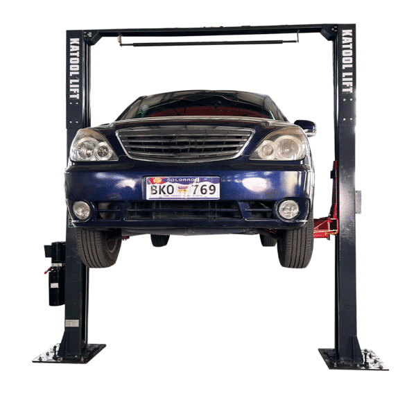 2 Post Car Lift 12 000 lbs Asymmetric Arms By Katool
